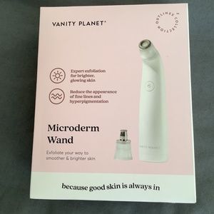 Microdermabrasion wand